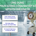 ỨNG DỤNG "QUẠT PHUN SƯƠNG CÔNG NGHIỆP ĐẨY TAY MITSUTA HW-20MC08" TRONG NHÀ XƯỞNG, KHU CÔNG NGHIỆP – GIẢI PHÁP LÀM MÁT HIỆU QUẢ NHẤT